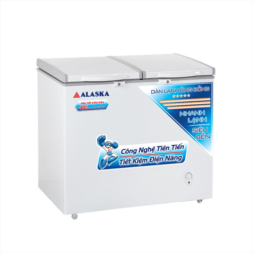 Tủ Đông Mát Alaska BCD-4568C, 450 Lít Dàn Lạnh Đồng