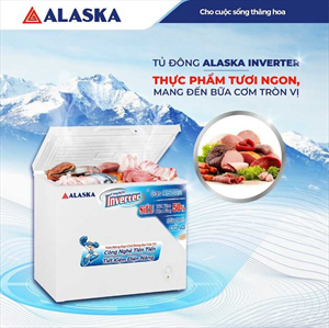 TỦ ĐÔNG ALASKA INVERTER – THỰC PHẨM TƯƠI NGON, MANG ĐẾN BỮA CƠM TRÒN VỊ