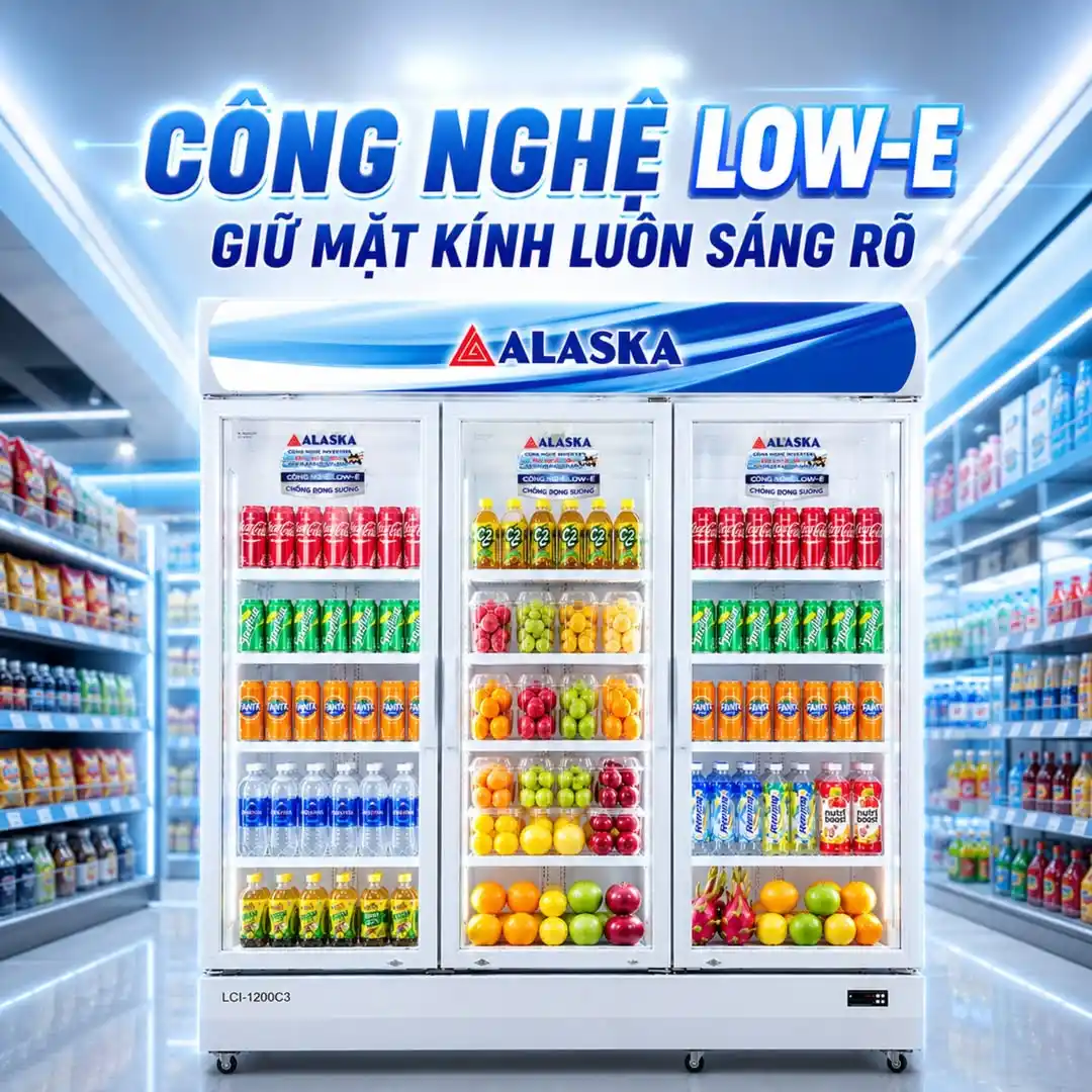 Tủ mát 3 cánh Alaska Model 2026 Giá Bán Tại Kho Alaska Miền Bắc