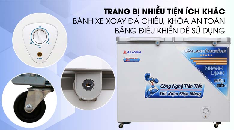 bảng điều khiển nhiệt độ tủ đông alaska
