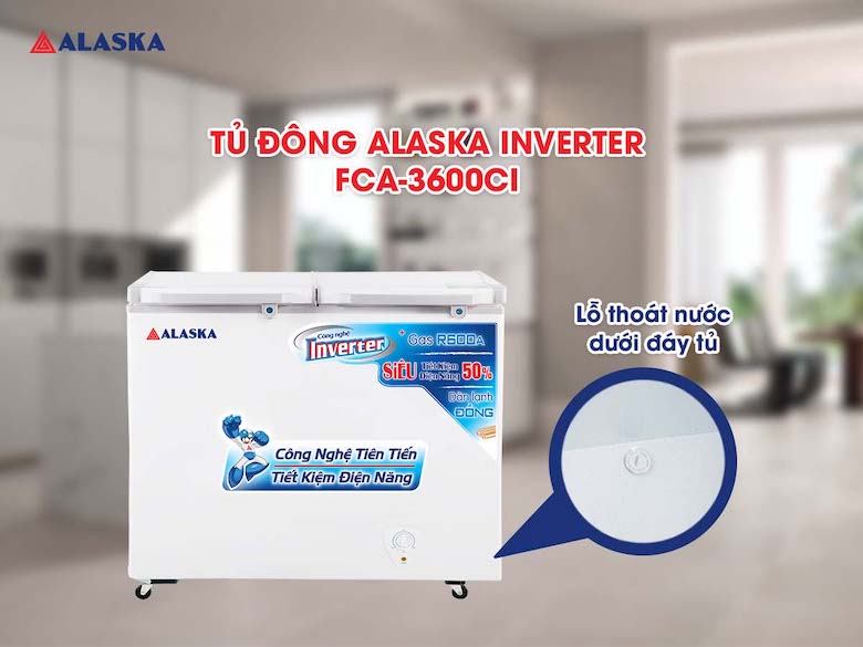tủ đông alaska inverter
