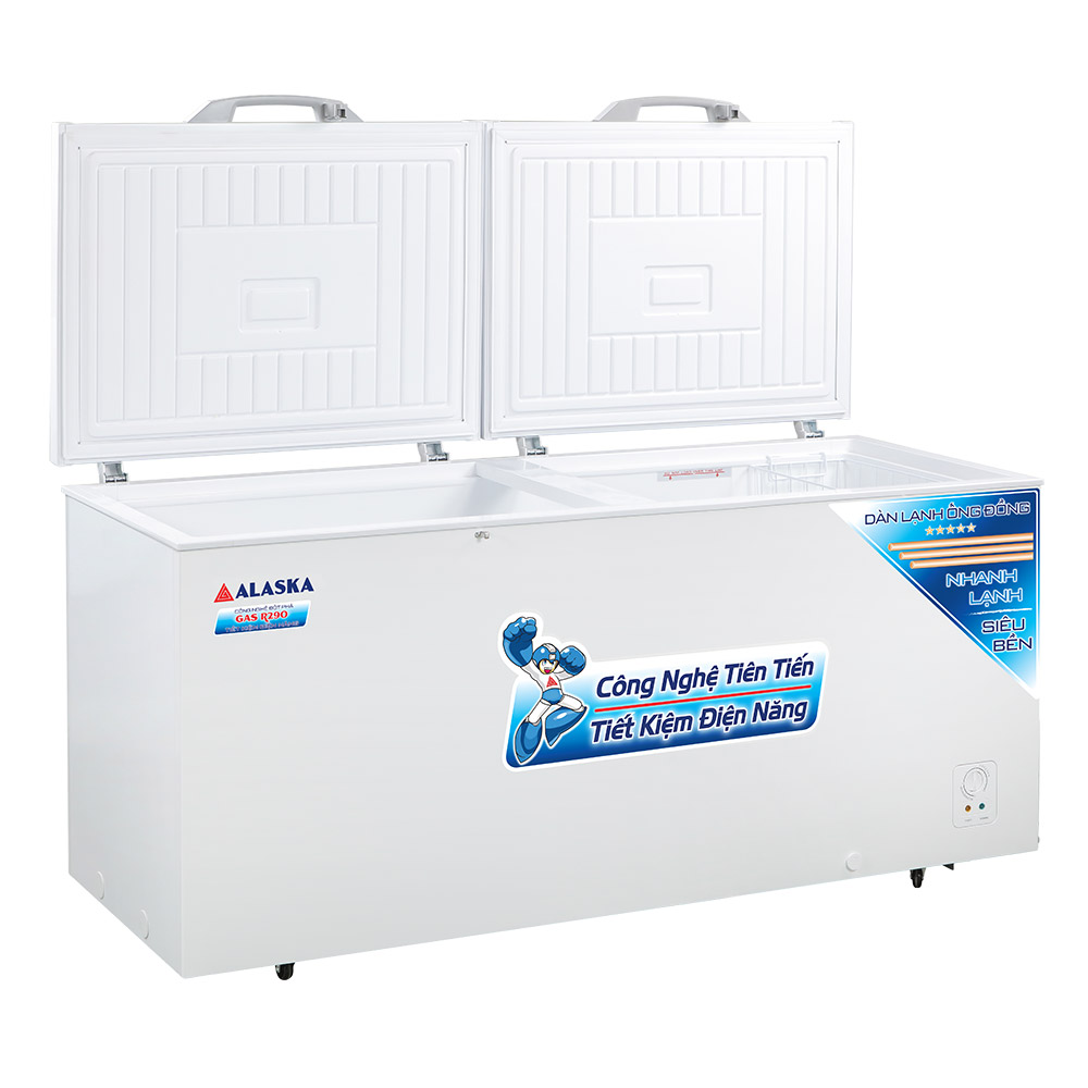 Tủ đông 550 lít dàn lạnh đồng alaska